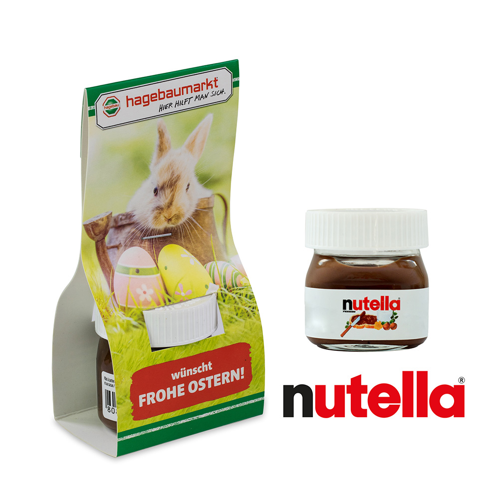 Nutella in handover-packaging – Easter