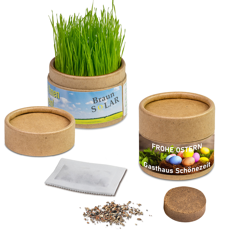 Plant-cup with seeds – Easter